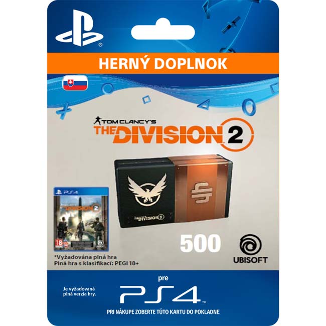 Tom Clancy’s The Division 2 (SK 500 Premium Credits Pack) Tom Clancy’s The Division 2 (SK 500 Premium Credits Pack)