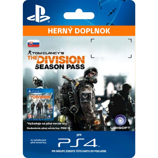 Tom Clancy’s The Division CZ (SK Season Pass) Tom Clancy’s The Division CZ (SK Season Pass)