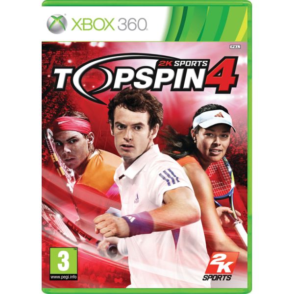 Top Spin 4 - XBOX 360- BAZÁR (použitý tovar)