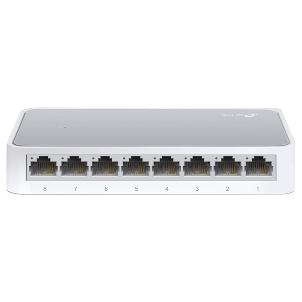 TP-Link TL-SF1008D 8x 10100Mbps sieťový switch stolný, biela TL-SF1008D