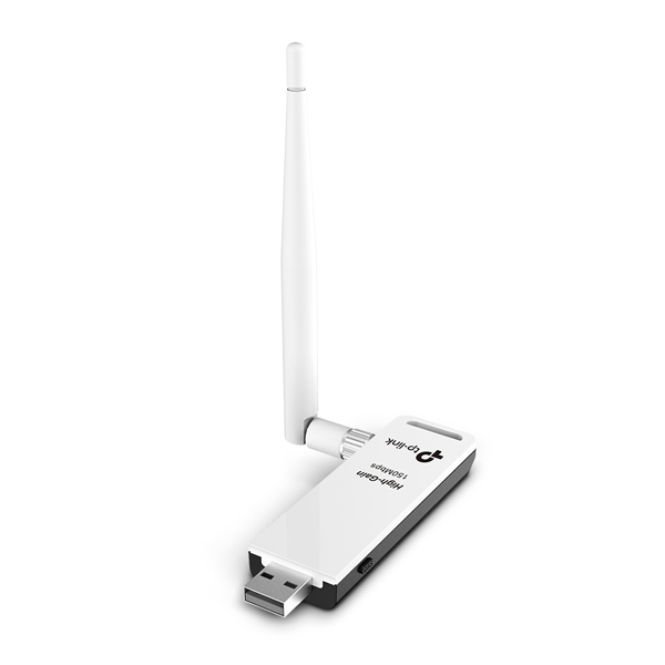 TP-Link TL-WN722N 150Mb Wifi USB adaptér, white TL-WN722N