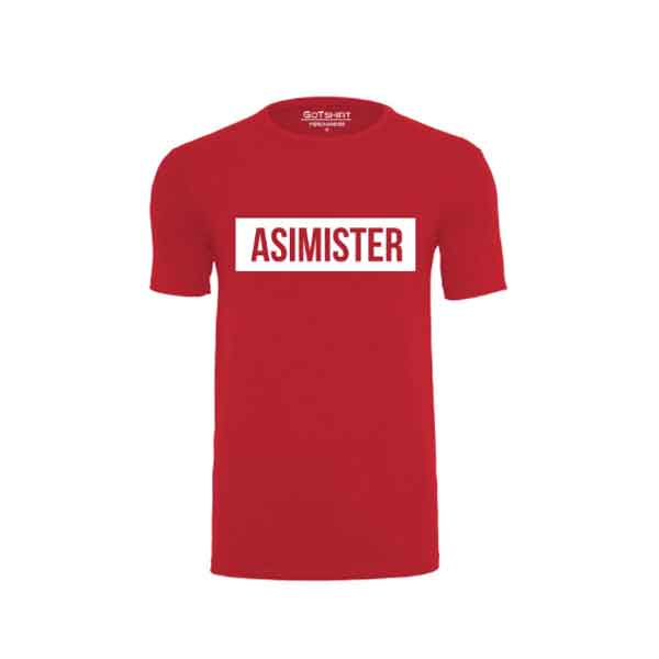 Tričko Asimister červené M