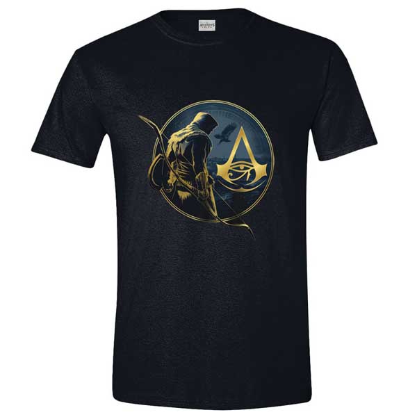 Tričko Assassin's Creed Origins Bayek and Logo XS