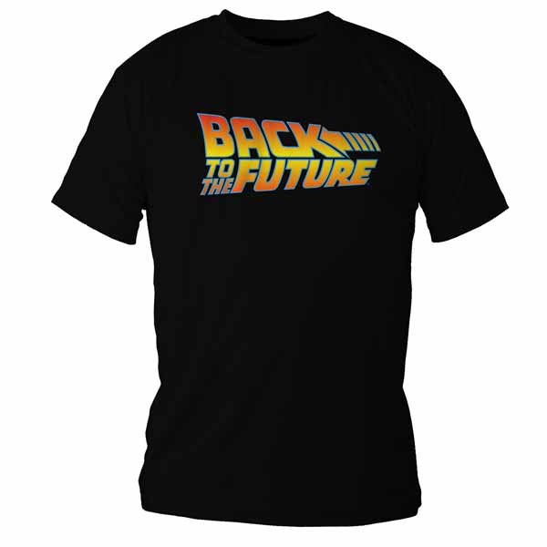 Tričko Back to the Future - Logo L
