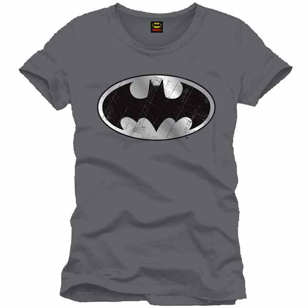 Tričko Batman Silver Logo XXL