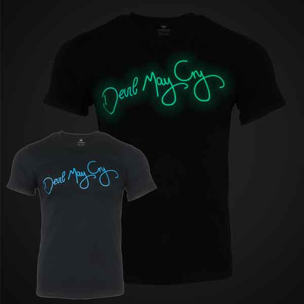 Tričko Devil May Cry Glow in the Dark Logo S