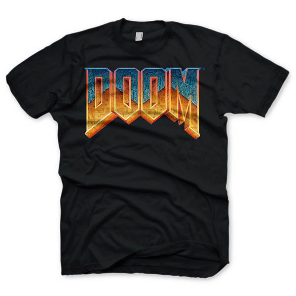 Tričko Doom Logo M
