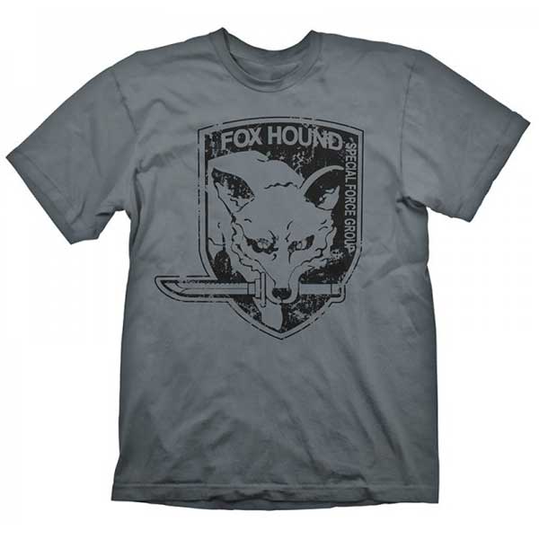 Tričko Metal Gear Solid - Foxhound Special Force Group Logo L