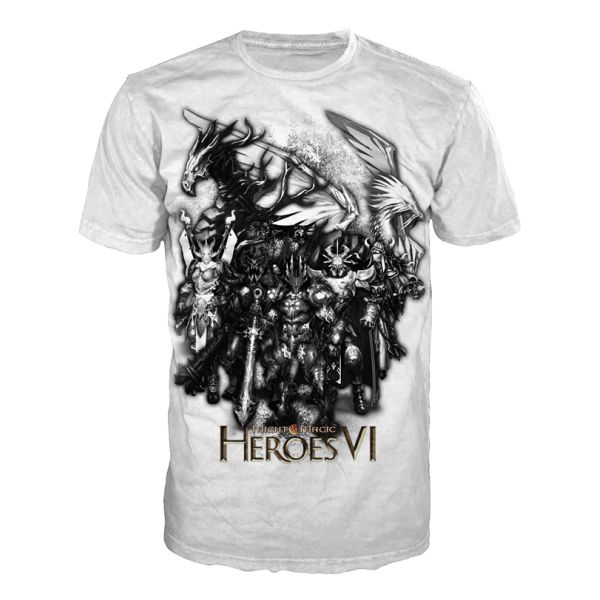 Tričko Might & Magic: Heroes 6, white L Tričko Might & Magic: Heroes 6, white L