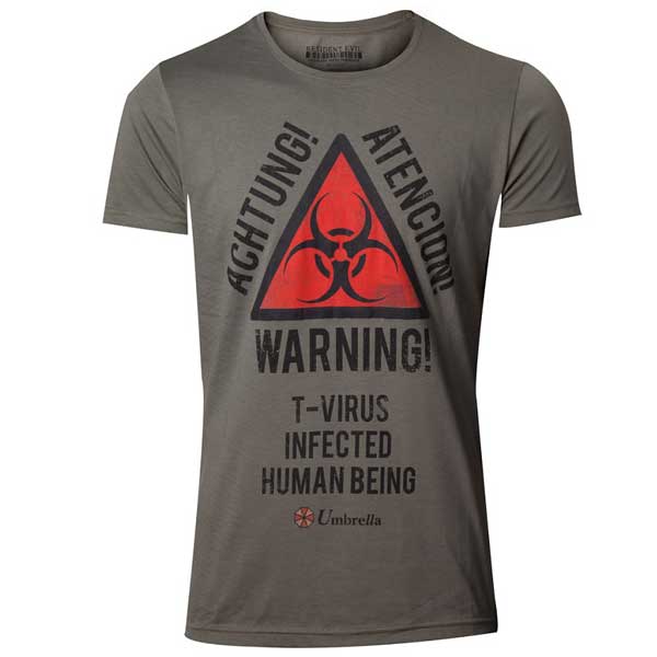 Tričko Resident Evil - Biohazard Warning XL