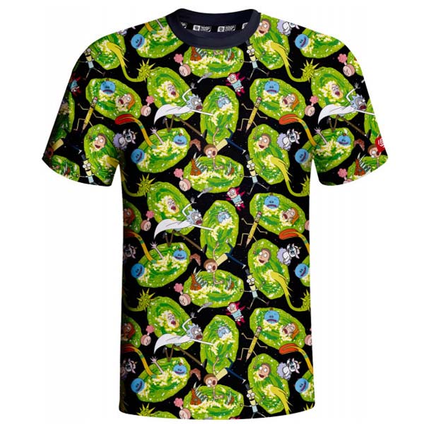 Tričko Rick and Morty Pattern S (Good Loot)