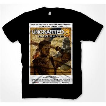 Tričko Uncharted 3: Poster, Large