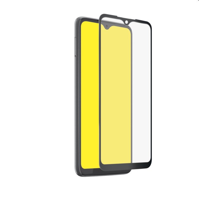 Tvrdené sklo SBS Full Cover pre Motorola Moto G9 Plus, čierne