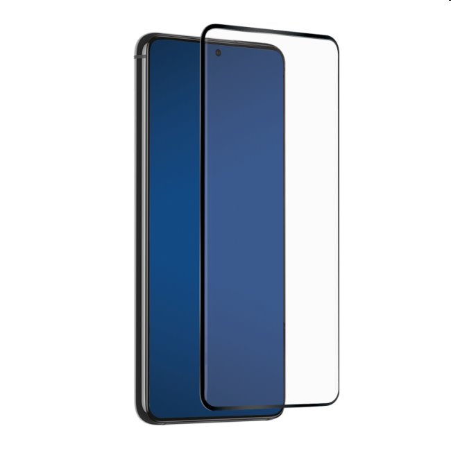 Tvrdené sklo SBS Full Cover pre Samsung Galaxy S21 - G991B, čierne