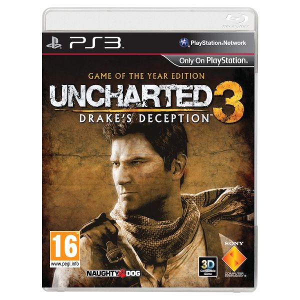 Uncharted 3: Drake’s Deception  (Game of the Year Edition)-PS3 - BAZÁR (použitý tovar)