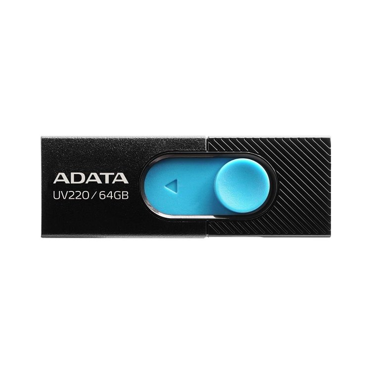 USB kľúč A-DATA UV220, 64 GB, USB 2.0, čierny AUV220-64G-RBKBL