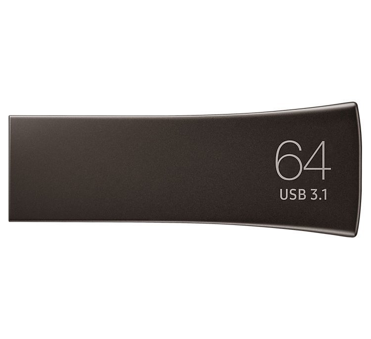 USB kľúč Samsung BAR Plus, 64GB, USB 3.1 (MUF-64BE4APC), Gray MUF-64BE4APC