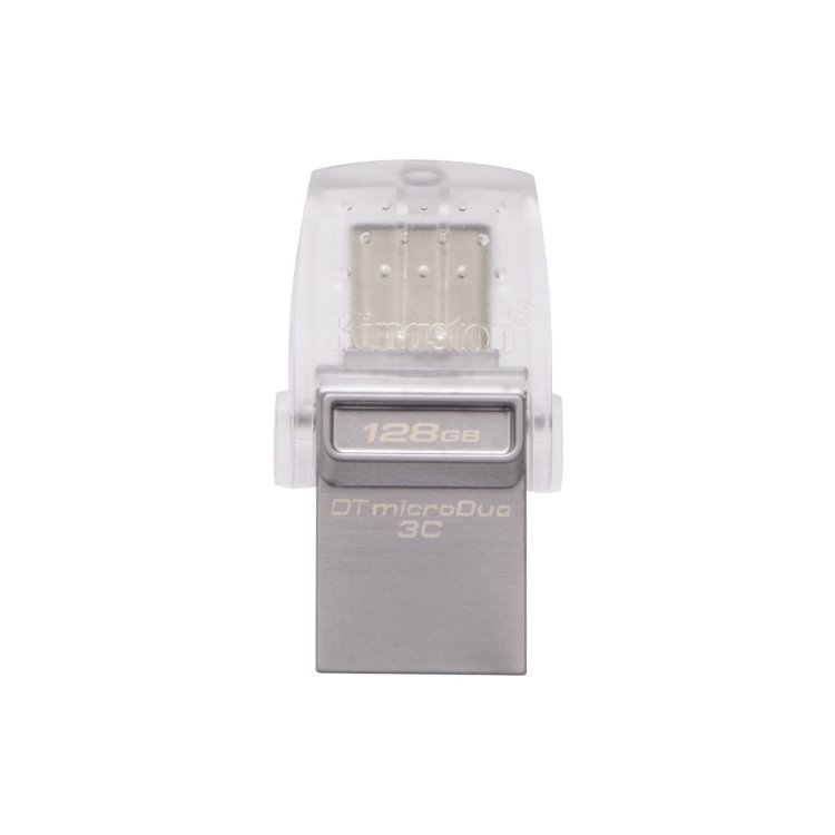 USB OTG Kingston DataTraveler MicroDuo 3C, 128GB, USBUSB-C 3.1 - rýchlosť 100 MBs (DTDUO3C128GB) DTDUO3C128GB