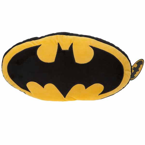 Vankúš Batman - Logo Cushion 46 cm Black/Yellow