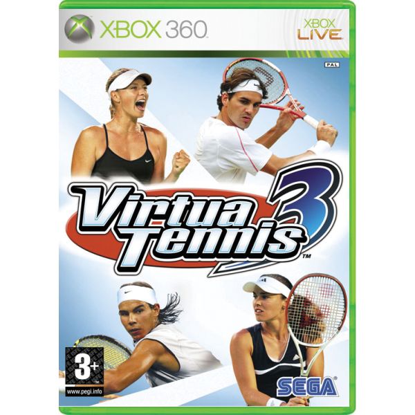 Virtua Tennis 3 [XBOX 360] - BAZÁR (použitý tovar)