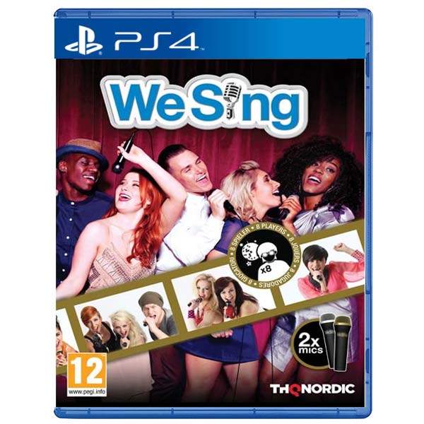 We Sing + 2 mikrofóny (Microphone Bundle) [PS4] - BAZÁR (použitý tovar)