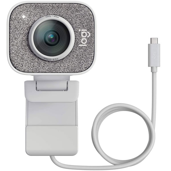 Logitech StreamCam C980 - Full HD camera with USB-C for live streaming and content creation, white