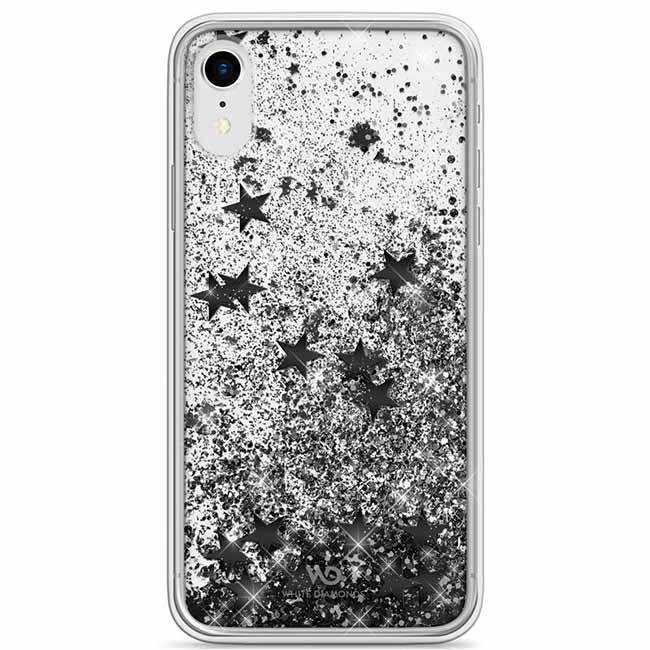 E-shop Zadný kryt White Diamonds Sparkle iPhone Xr, transparentná s hviezdičkami 1380SPK15