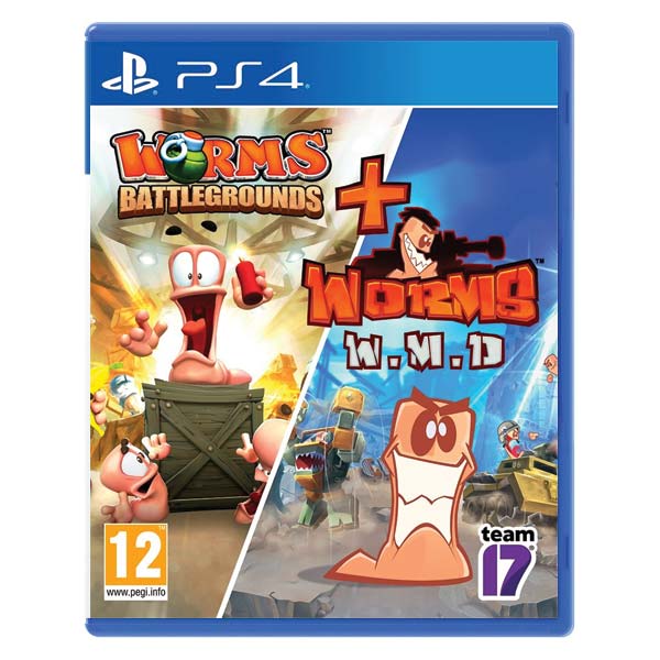 E-shop Worms Battlegrounds + Worms W.M.D PS4