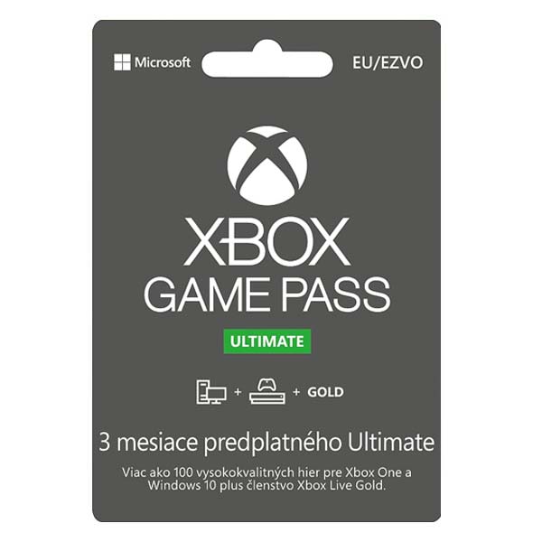 Darček - Xbox Game Pass Ultimate 3 months - XBOX Series Promo v cene 39,99 €