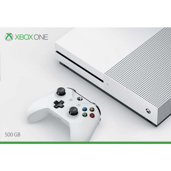 Xbox One S 500gb - BAZÁR (použitý tovar , zmluvná záruka 12 mesiacov)