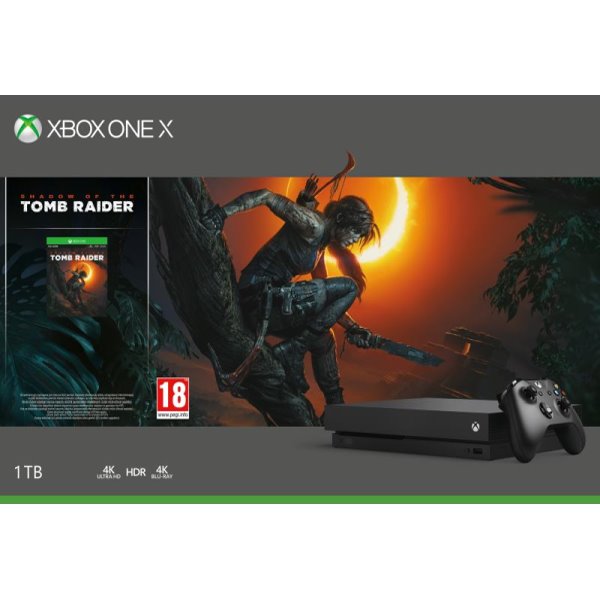 Xbox One X 1TB (Shadow of the Tomb Raider Bundle)