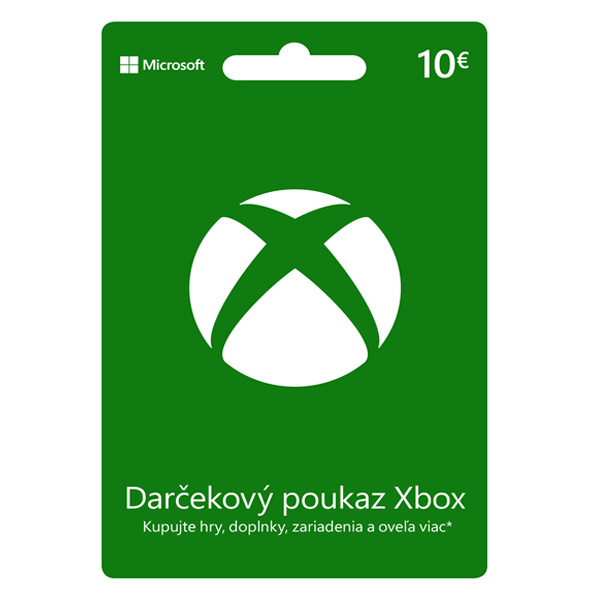 Xbox Store 10€ - elektronická peňaženka