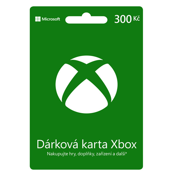Xbox Store 300Kč - elektronická peňeženka