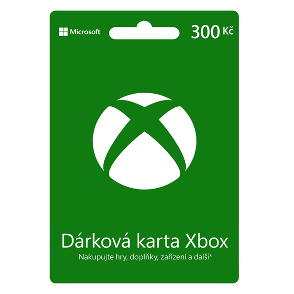 E-shop Xbox Store 300Kč - elektronická peňeženka