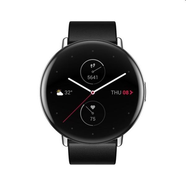 Amazfit Zepp E circle, black/silver - PlayGoSmart