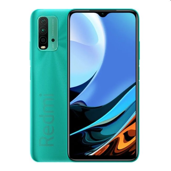 Xiaomi Redmi 9T, 4/128GB, Ocean Green, nový tovar, neotvorené balenie