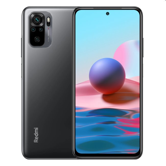 Xiaomi Redmi Note 10, 4/128GB, Shadow Black, Trieda B - použité, záruka 12 mesiacov Xiaomi Redmi Note 10, 4/128GB, Shadow Black, Trieda B - použité, záruka 12 mesiacov