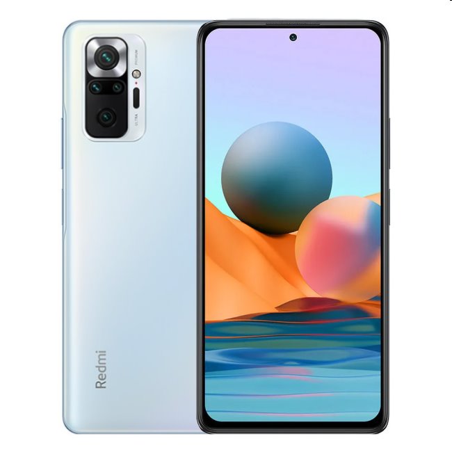 Xiaomi Redmi Note 10 Pro, 6/128GB, Glacier Blue, nový tovar, neotvorené balenie