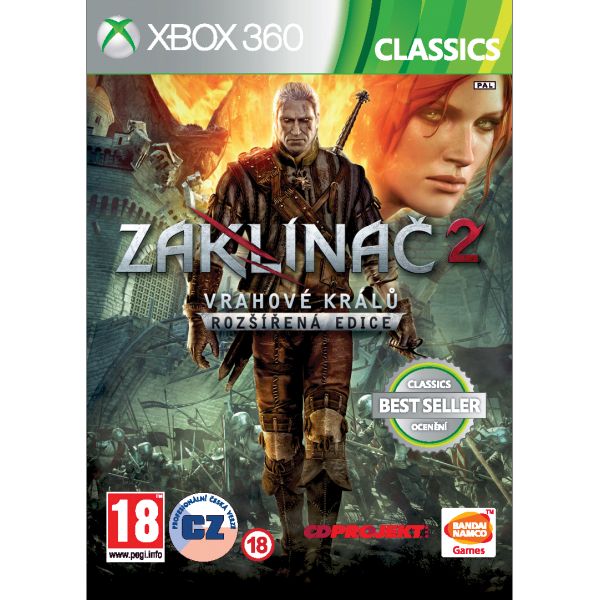 Zaklínač 2: Vrahovia kráľov CZ rozsirena edicia XBOX 360 - BAZÁR (použitý tovar)