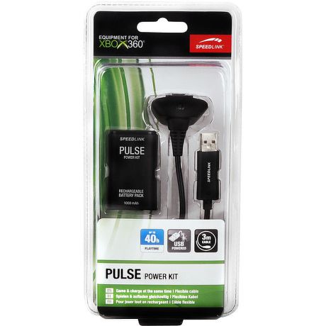 Nabíjačka Speedlink Pulse Power Kit pre Xbox 360 Nabíjačka Speedlink Pulse Power Kit pre Xbox 360