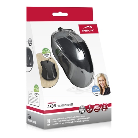 Speedlink Axon Desktop Mouse USB, grey Speedlink Axon Desktop Mouse USB, grey