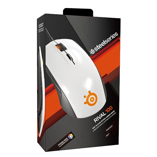 SteelSeries Rival 100, white