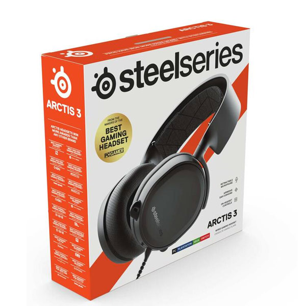 Herné slúchadlá SteelSeries Arctis 3 (2019 Edition), čierne Herné slúchadlá SteelSeries Arctis 3 (2019 Edition), čierne