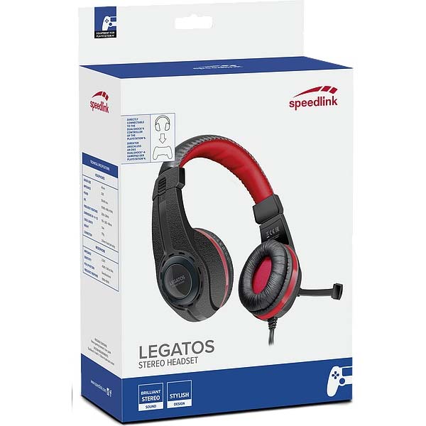 Herné slúchadlá Speedlink Legatos Stereo Headset pre PS4 Herné slúchadlá Speedlink Legatos Stereo Headset pre PS4