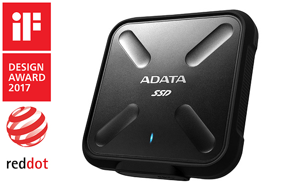 A-Data SSD SD700, 512GB, USB 3.2 - rýchlosť 440/430 MB/s (ASD700-512GU31-CBK), Black