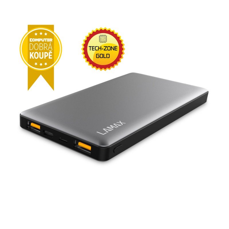 LAMAX Fast Charge rýchlonabíjacia powerbanka 10 000 mAh LAMAX Fast Charge rýchlonabíjacia powerbanka 10 000 mAh