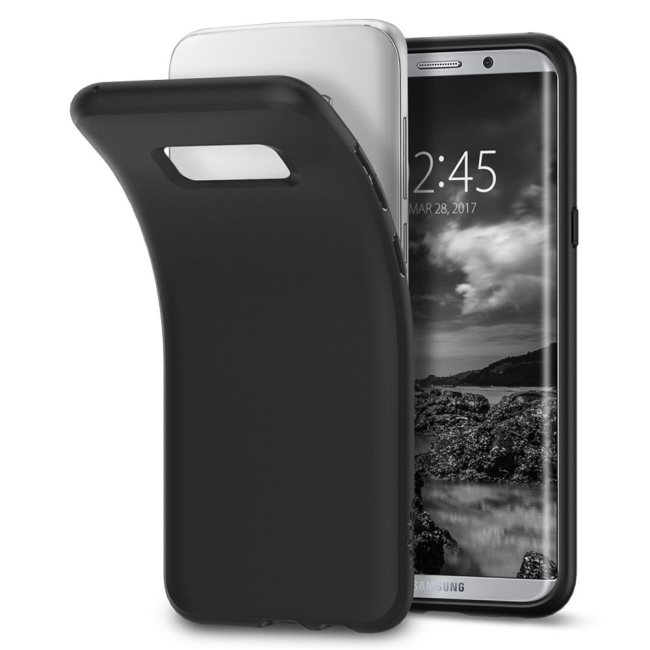 Puzdro Spigen Liquid Crystal pre Samsung Galaxy S8 Plus - G955F, Matte Black Puzdro Spigen Liquid Crystal pre Samsung Galaxy S8 Plus - G955F, Matte Black