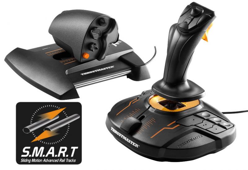 Thrustmaster T16000M FCS + Thrustmaster Plynový pedál TWCS Throttle