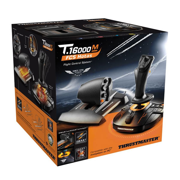 Thrustmaster T16000M FCS + Thrustmaster Plynový pedál TWCS Throttle