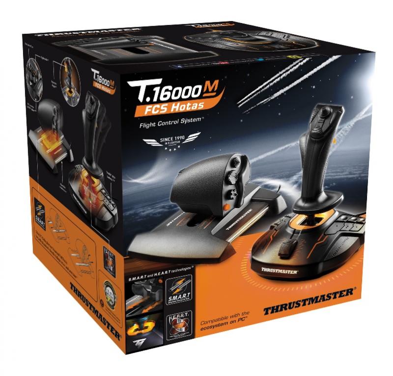 Thrustmaster T16000M FCS + Thrustmaster Plynový pedál TWCS Throttle